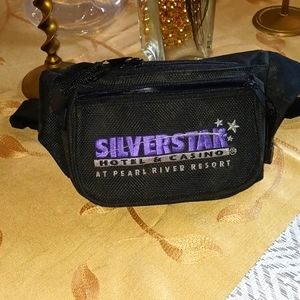 Vintage Black Silverstar Hotel & Casino Pearl  River Fanny Pack